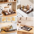 thumbnail image 7 of Serving Trays for Party-17In Large Serving Tray with Handles,Wooden Coffee Table Tray&Charcuterie Boards,Serving Platter for Breakfast in Bed Tray,Decorative Rectangular Tray for Ottoman/BBQ/Kitchen, 7 of 7