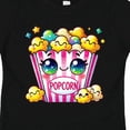 thumbnail image 4 of Inktastic Kawaii Buttered Popcorn Girls Toddler T-Shirt, 4 of 5