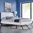 thumbnail image 6 of Roxanne Performance Velvet Queen Platform Bed, 6 of 6