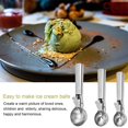 thumbnail image 3 of SharkTRUE Ice Cream 3 Cookie for Baking Steel Ice Cream Scooper Sc Portion Dishers Scoops,, 3 of 9