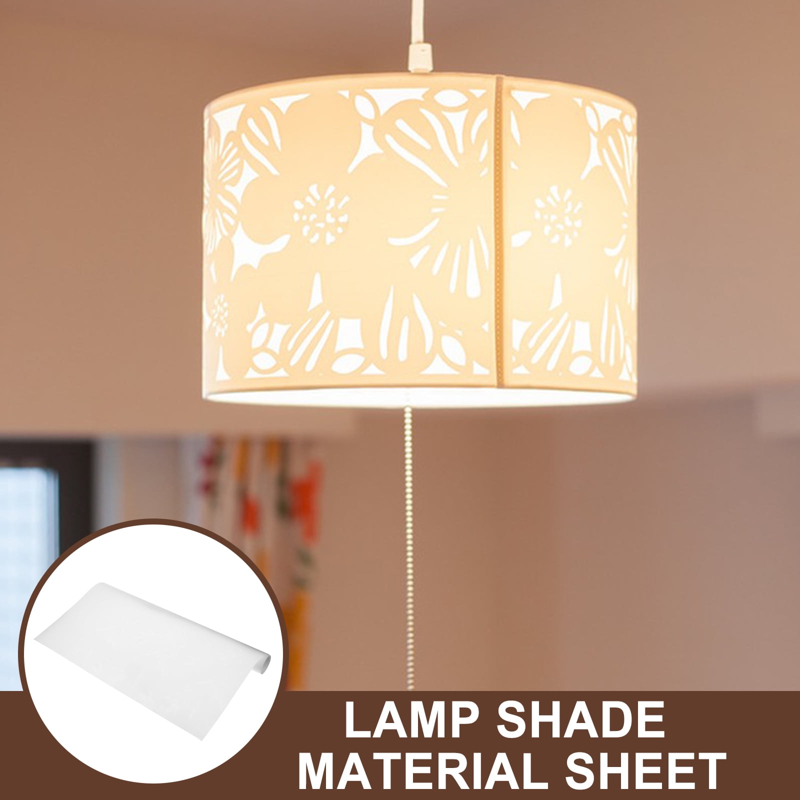 1 Roll Lamp Shade Material DIY Lampshade Kit Light Cover Sheet Lamp Shade Sheet
