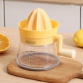 thumbnail image 3 of Ounissouiy Exprimidor de limón prensado en frío, extracto de vitaminas máximas para la salud familiar, exprimidor de naranja, limones manuales Cocina y Comedor Verde, 3 of 6