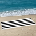 thumbnail image 5 of Mainstays Cabana Stripe Beach Towels, 4 Pack, 58 in x 28 in, Black, 5 of 5