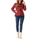 thumbnail image 2 of Abrigo Duffle con Cierre Frontal para Mujeres Inspire Chic, Capucha, Corto, S, Rojo, 2 of 6