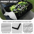 thumbnail image 5 of Binienty Love To Golf Cart Seat Towel Anti-Slip Soft Breathable Car Seat Cover Towel For EZGO TXT RXV Club Car Golfcart Bench Protective Cover with Pockets, 5 of 7