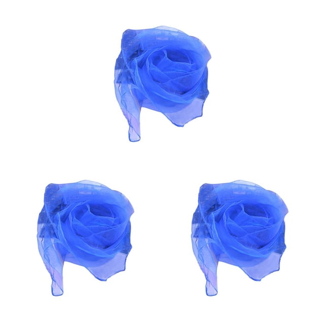 Sonducket Bufandas cuadradas Pañuelo de gasa Accesorios de tela Accesorio sedoso Accesorio de fiesta de moda para representaciones teatrales Royalblue Type1 NO1 Sonducket CBP321271