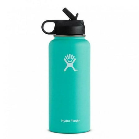 Hydro Flask Wide Mouth Water Bottle Stainless Steel, Straw Lid - 32Oz -