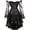 /c42Black110, variant on Huowey Halloween For Women Plus Size Witch Gothic Dresses LaceâUp Waist Corset Fancy Cosplay Party Gown Off Shoulder Long Sleeve Elegant Halloween Dress,Black,XXXXXL