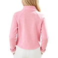 thumbnail image 4 of FAIWAD Boys Girls Warm Fleece Coat Zip up Collar Jacket Kids Soft Cozy Casual Daily Outerwear, 4 of 5