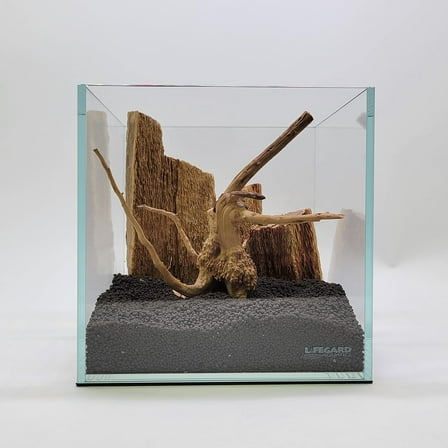 2 Gallon Nano Cube Low Iron Ultra Clear Glass Aquarium