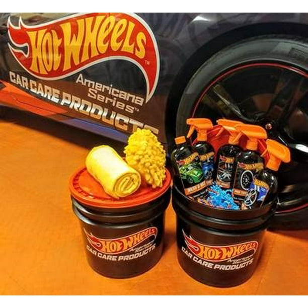 hot wheels car care products bucket