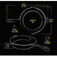 thumbnail image 6 of Pit Boss 14" Pre-seasoned Cast Iron Skillet with Long Handle, 6 of 8