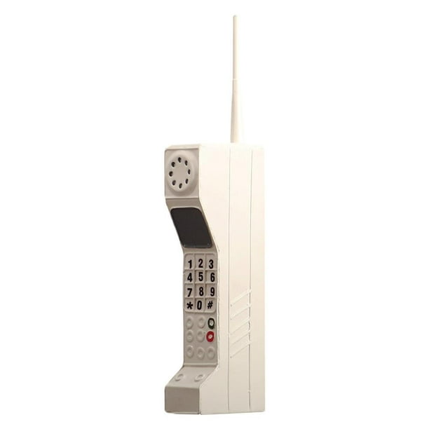 TQEHS Teléfono móvil retro de ladrillo, modelo 80 y 90, diseño clásico antiguo, teléfono celular de ladrillo C4F7