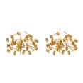 thumbnail image 3 of bedienty 100 Sets Ear Stud Tray Making Findings Earrings Stoppers Bottom Craft Hypoallergenic Earring Accessory Adults Using Gold Color/ 4mm 2Set, 3 of 6