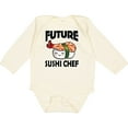 thumbnail image 3 of Inktastic Future Sushi Chef Baby Clothes Boys or Girls Long Sleeve Baby Bodysuit, 3 of 5
