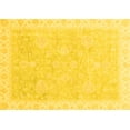 thumbnail image 1 of Ahgly Company Indoor Rectangle Oriental Yellow Traditional Area Rugs, 2' x 4', 1 of 4