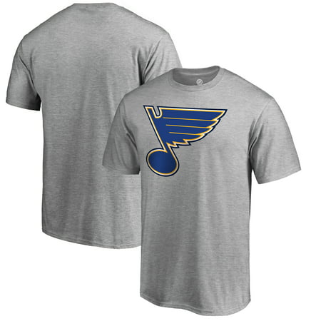 St. Louis Blues Team Primary Logo T-Shirt - Ash (Louis Prima The Best Of Louis Prima)