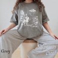 thumbnail image 3 of Cowboy and UFO Graphic Print T-Shirt | Vintage Western Sci-Fi Tee | Retro Alien Desert Unisex Top, 3 of 7