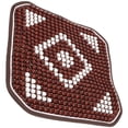 thumbnail image 2 of Miangastore Wooden Bead Seat Cover for Car Use Multi Color Handmade Eco Friendly Universal Design 12.5x52.5 Inches, 2 of 9