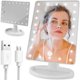 thumbnail image 1 of Makeup Mirror with Led Lights - Adjustable - White, 1 of 4