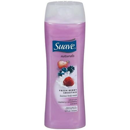 Suave Naturals 12 Fl. Oz. Fresh Berry Smoothie Body Wash