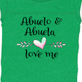 thumbnail image 4 of Inktastic Abuelo and Abuela Love Me Heart Grandchild Boys or Girls Baby Bodysuit, 4 of 5