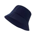 thumbnail image 1 of Jumpingount Sombrero de cubo para mujer, ala ancha, Color sólido, para playa, viaje, sol, lavable, para exteriores, decorativo, para niña, pescador, Sombreros NO4 Jumpingount AP001828-11, 1 of 5