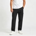 thumbnail image 2 of BVOFAR Cargo Pants for Men Big and Tall Lightweight Elastic Waisted Hiking Trousers Casual Workout Joggers Utility Work Trouser Black XXXXL, 2 of 6