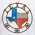 thumbnail image 3 of CafePress - Texas Wrought Iron Barn Art T Shirt - Womens Cotton V-Neck T-shirt, 3 of 4