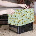 thumbnail image 5 of Xixirimido Bee Daisy Floral Print Toaster Covers Bread Maker Cover, Kitchen Small Appliance Covers, Microwave Toaster Oven Cover Toasters Kitchen Accessories, 2 Slice, 5 of 7