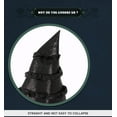 thumbnail image 6 of Party Hat, Event & Party, Dienrx Elphaba's Hat Youth Size Black Witch Hat Hat Wide Brim Top Hat Cosplay Costume Accessories Halloween Women Men Large, 6 of 9