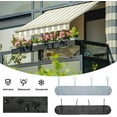 thumbnail image 5 of Housse de Protection pour Auvent Extérieur 3,5 m, Auvent de Terrasse, Abri, Housse de Rangement d'Hiver Imperméable, Housse Rétractable pour Store Enrouleur, Toile 210D, Housse de Protection pour Auvent Anti-Poussière Imperméable, Noir, 5 of 5