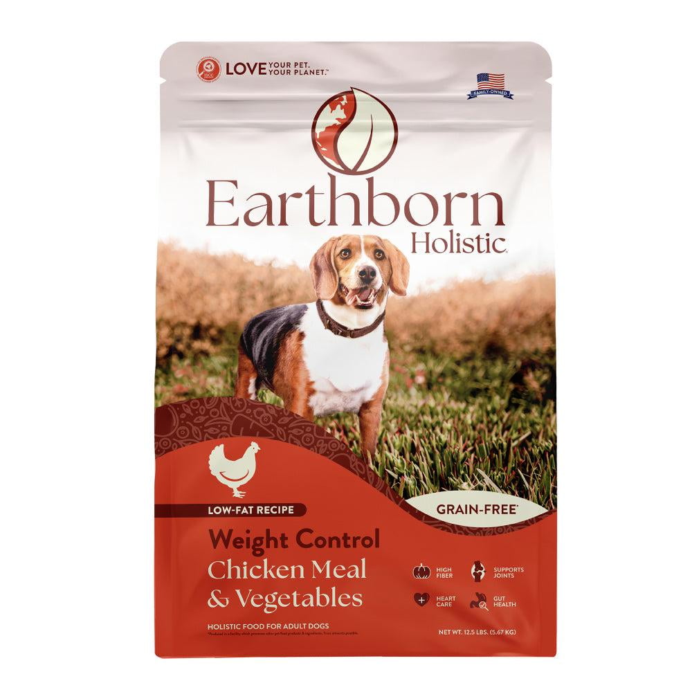 Earthborn Holistic Weight Control Chicken Meal and Vegetables Grain Free Dry Dog Food 12.5 lb