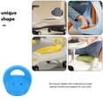 thumbnail image 4 of Asiento de triciclo para niños, sillín de plástico de repuesto para bicicletas de niños pequeños, asiento de bicicleta con respaldo engrosado para montar en triciclo, 4 of 7