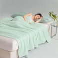 thumbnail image 1 of DPTALR Cool Feeling Skin Friendly Solid Color Washed Cotton Summer Breathable Comforter, 1 of 6