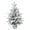 White, variant on Artificial Christmas Tree with Realistic Branches Flocked Pine Christmas Decorations for Holiday Home Office Indoor Use A