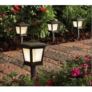 Hampton Bay Miramar by Sterno Paradise - 28 Lumen Low Voltage Black Integrated LED Outdoor Landscape Path Light Kit (6-Pack)