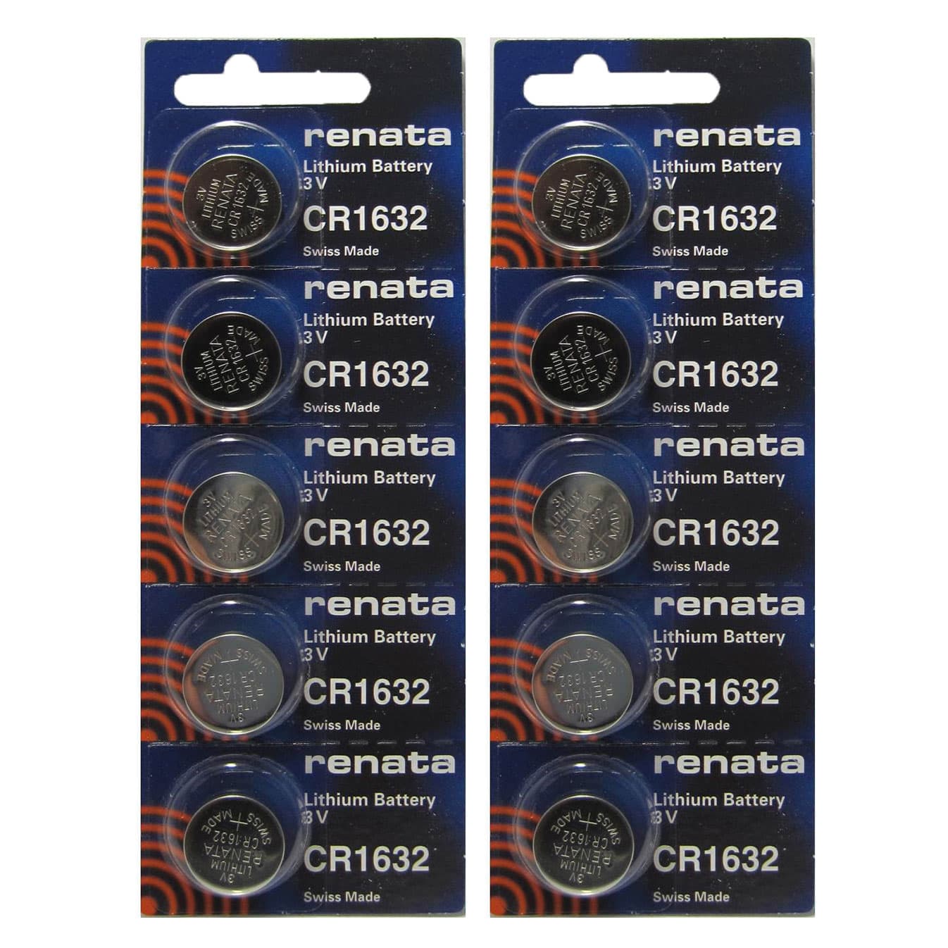 10PK Henli Max Replacement Coin Cell Battery CR1632 Replaces DR1632