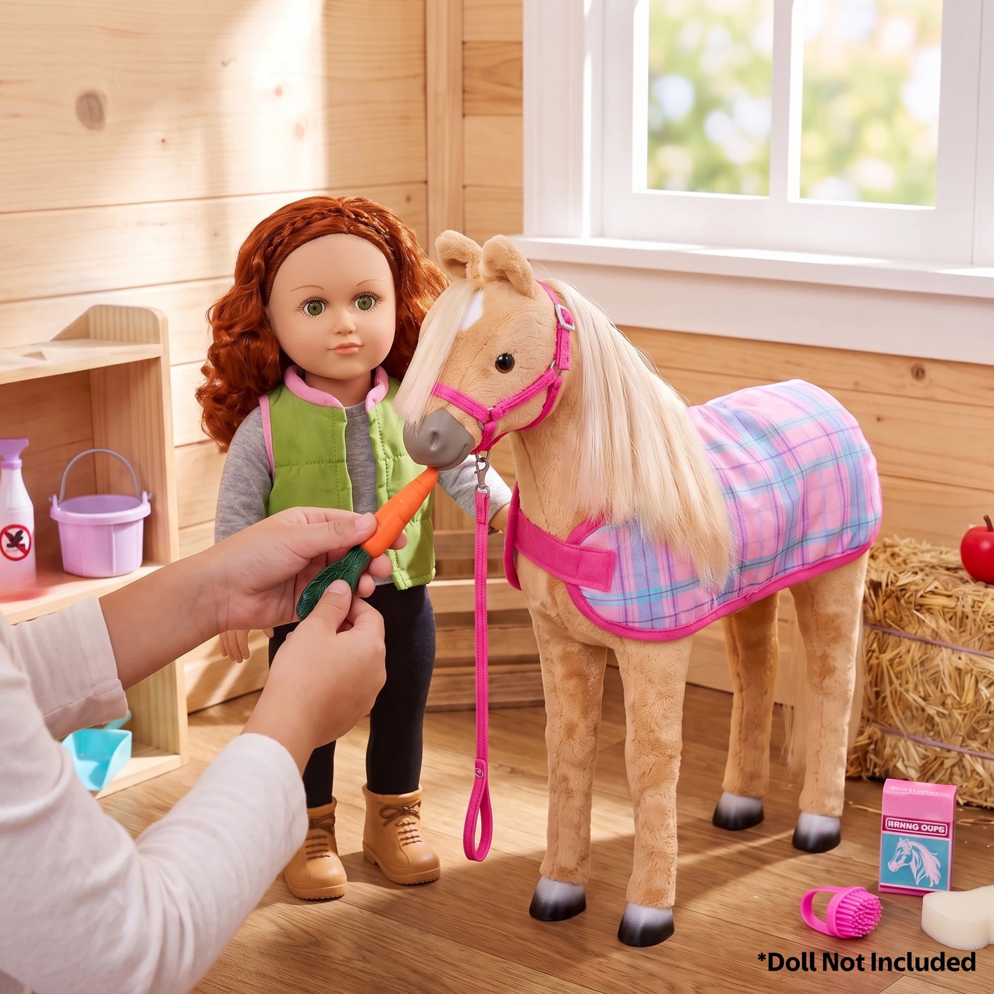 My Life As Palomino Foal Play Set for 18-Inch Dolls, 13 Pieces
