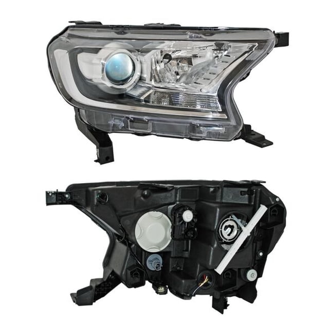 Faro Principal TYC Ranger 2017 A 2018 Lado Pasajero Con lupa Con motor Eléctrico