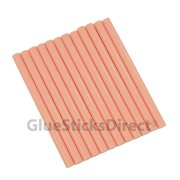 GlueSticksDirect® Pastel Red Colored Glue Sticks for Glue Gun, Mini 5/16 X 4 5 lbs