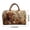 C, variant on Plaid Cow Print Luggage Bag, Casual Travel Duffel for Men and Women with Shoulder Strap, Suits Camping Trip, Sports Event, Reinforced Stitching for Durability