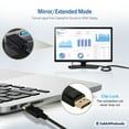 thumbnail image 3 of CableWholesale 10H1-64106 6 ft. DisplayPort to HDMI Cable - DisplayPort Male to HDMI Male, Black, 3 of 5