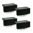 thumbnail image 1 of Miangastore Solar Stair Light Black 4Pcs 3.3X2.2X2 In, 1 of 9