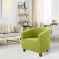 thumbnail image 4 of Chair Slipcover Stretch Barrel Chair Covers Printed Tub Chair Slipcovers Soft Spandex Armchair Cover Removable Couch Furniture Protector Arm Chair Cover For Li, Usupdd 2025 Chair Slipcover Stretch, 4 of 7