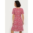 thumbnail image 2 of Ellos Plus Size Short Sleeve Fit & Flare Knit Dress, 2 of 3