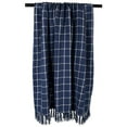 thumbnail image 4 of Design Imports CAMZ38502 French Blue Checked Plaid Blanket Throw, 4 of 5