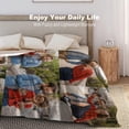 thumbnail image 5 of Personalised Blanket, Custom Blanket with Photos Text.Custom Blanket with 1-9 Photo Collages.Father, Mom, Lover, Kids, Friends, Birthday, Christmas - Personalised Gifts for Women Men（75x100cm）, 5 of 6