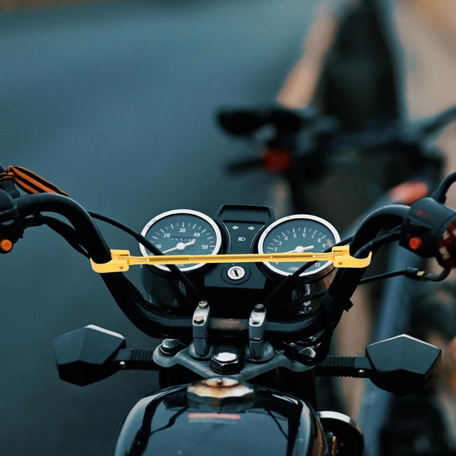 WASHWEPE Montura De Manillar Para Motocicleta Con Barra De Refuerzo Y Duradero