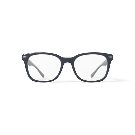 Walmart Women’s FM13038 Square Prescription Eyeglasses with Case, Black/Purple